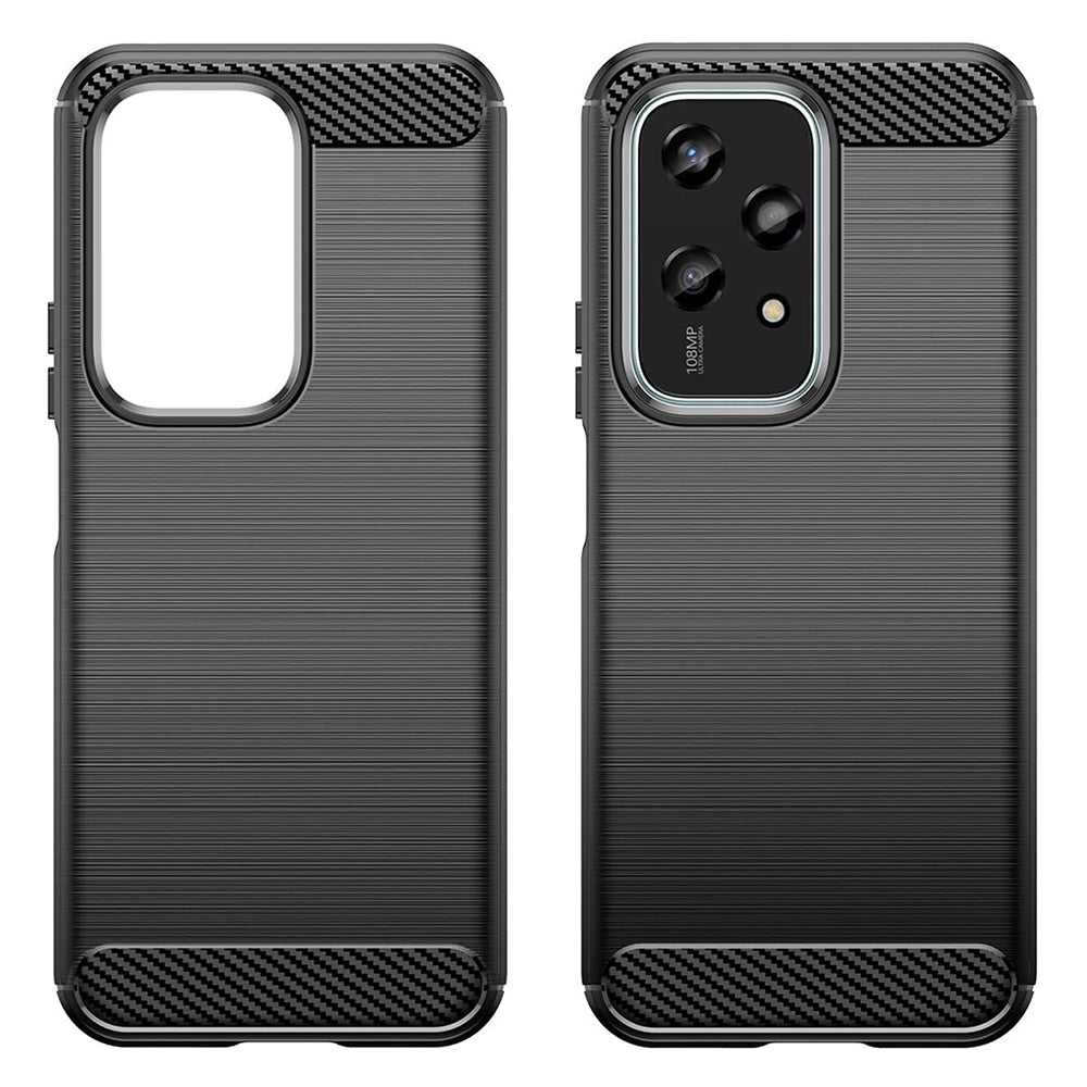 Cover til Honor 200 Lite, Techsuit, Carbon, Blå