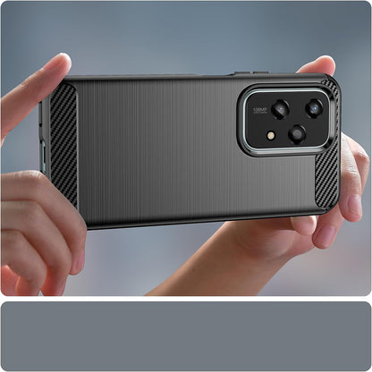 Cover til Honor 200 Lite, Techsuit, Carbon, Blå