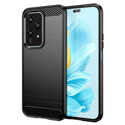 Cover til Honor 200 Lite, Techsuit, Carbon, Sort