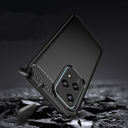 Cover til Honor 200 Lite, Techsuit, Carbon, Sort
