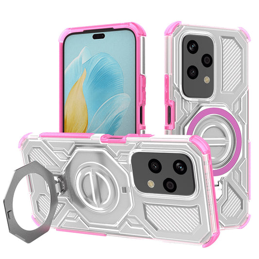 Cover til Honor 200 Lite, Techsuit, Carbon Shield Pro, Pink