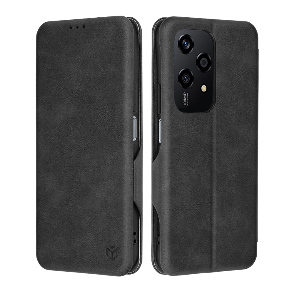 Cover til Honor 200 Lite, Techsuit, Safe Wallet Plus, Sort