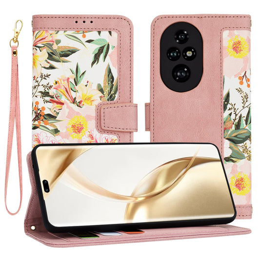 Cover til Honor 200 Pro, Techsuit, FlipCraft, Pink