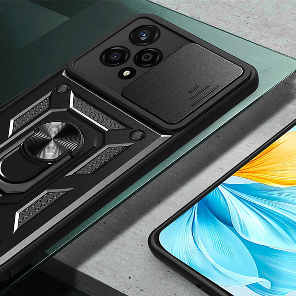 Cover til Honor 200, Techsuit, CamShield, Sort