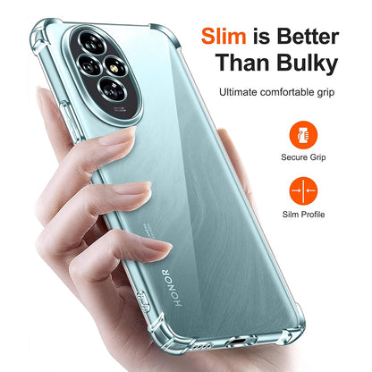 Cover til Honor 200, Techsuit, Shockproof Clear, Transparent