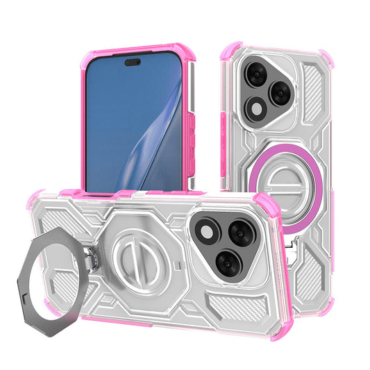 Cover til Honor 400 Lite, Techsuit, Carbon Shield Pro, Pink