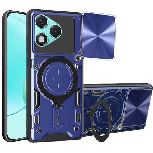 Cover til Honor 400 Lite, Techsuit, CamGuard Pro, Blå