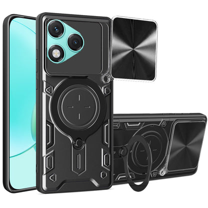 Cover til Honor 400 Lite, Techsuit, CamGuard Pro, Sort