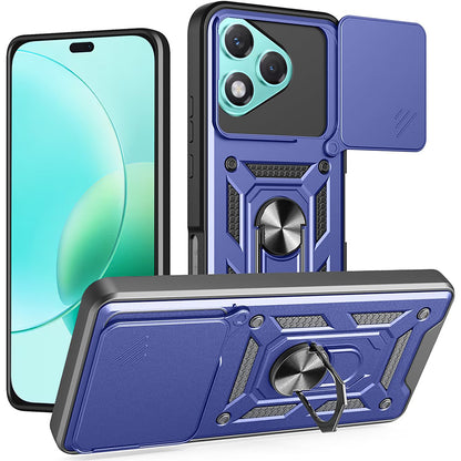 Cover til Honor 400 Lite, Techsuit, CamShield, Blå