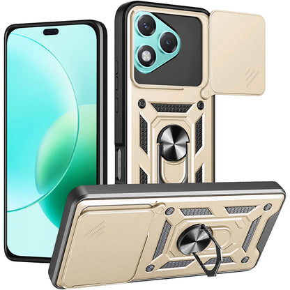 Cover til Honor 400 Lite, Techsuit, CamShield, Guld