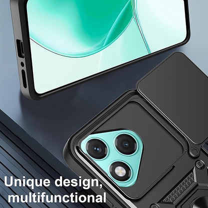 Cover til Honor 400 Lite, Techsuit, CamShield, Sort