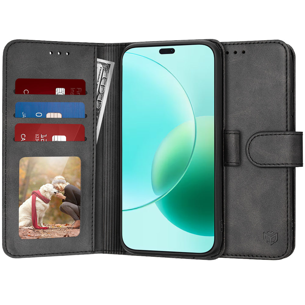 Cover til Honor 400 Lite, Techsuit, Diary Book, Sort