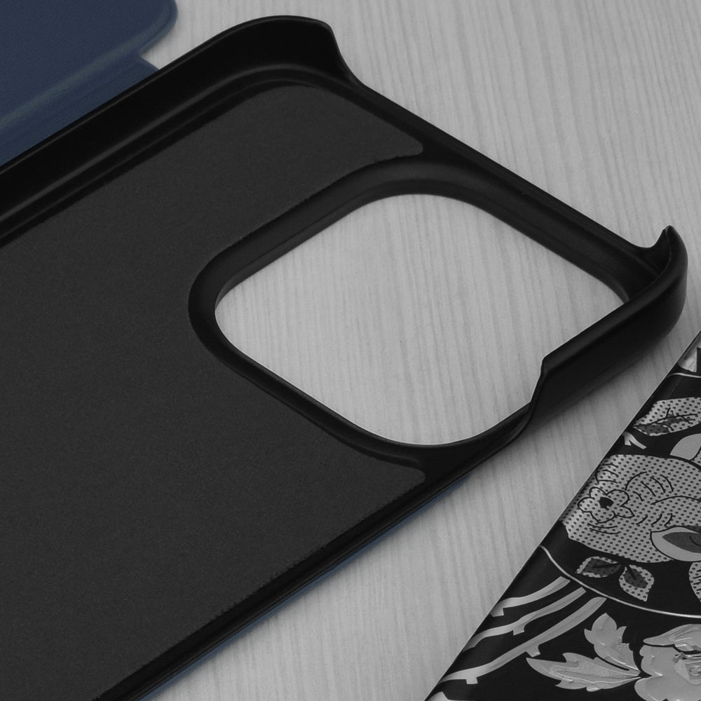 Cover til Honor 400 Lite, Techsuit, eFold, Mørkeblå
