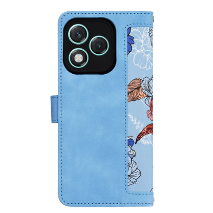 Cover til Honor 400 Lite, Techsuit, FlipCraft, Blå