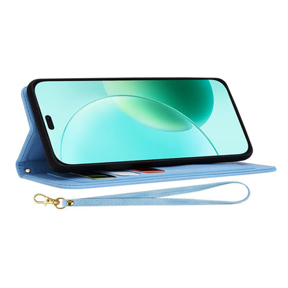 Cover til Honor 400 Lite, Techsuit, FlipCraft, Blå