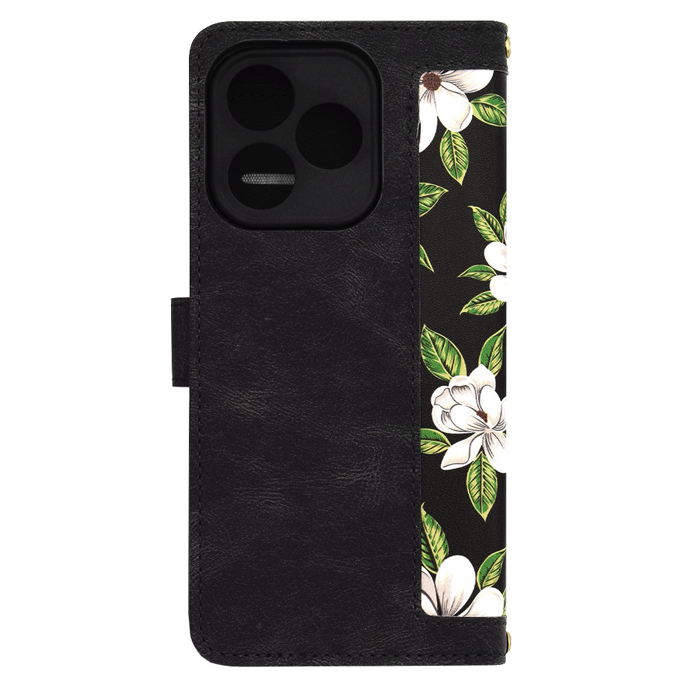 Cover til Honor 400 Lite, Techsuit, FlipCraft, Sort