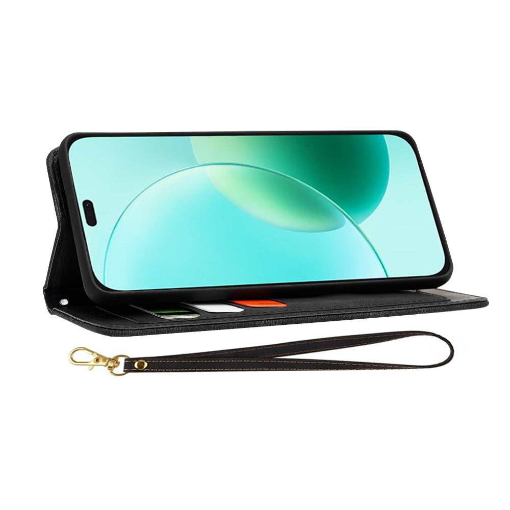 Cover til Honor 400 Lite, Techsuit, FlipCraft, Sort