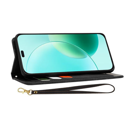 Cover til Honor 400 Lite, Techsuit, FlipCraft, Sort