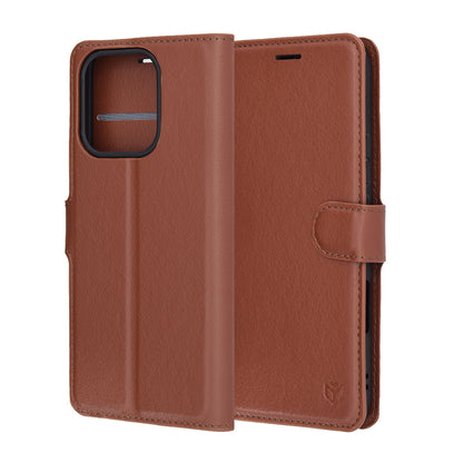Cover til Honor 400 Lite, Techsuit, Leather Folio, Brun