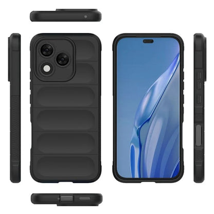 Cover til Honor 400 Lite, Techsuit, Magic Shield, Sort