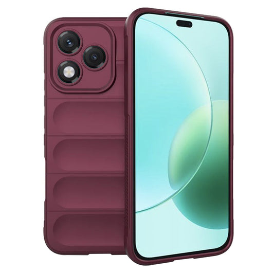 Cover til Honor 400 Lite, Techsuit, Magic Shield, Vinrød