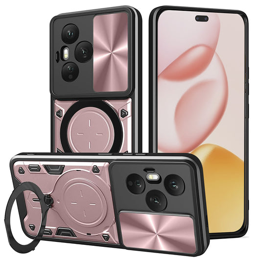 Cover til Honor 400 Pro, Techsuit, CamGuard Pro, Lyserød Guld