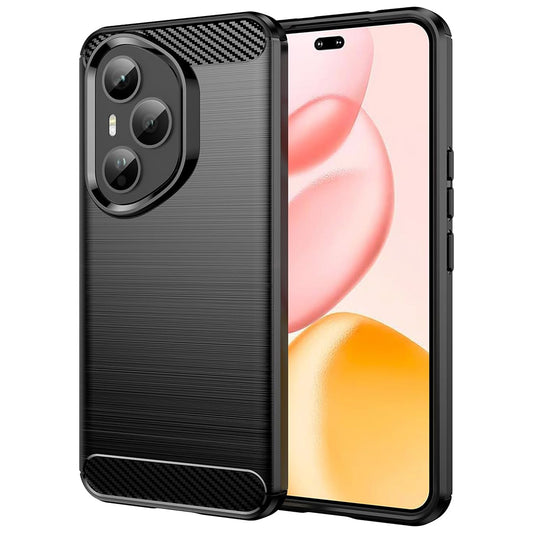 Cover til Honor 400 Pro, Techsuit, Carbon, Sort