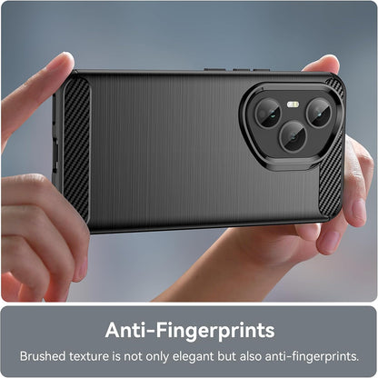 Cover til Honor 400 Pro, Techsuit, Carbon, Sort