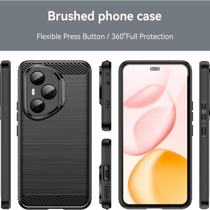 Cover til Honor 400 Pro, Techsuit, Carbon, Sort