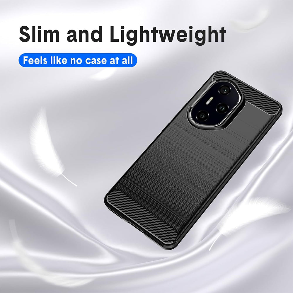 Cover til Honor 400 Pro, Techsuit, Carbon, Sort