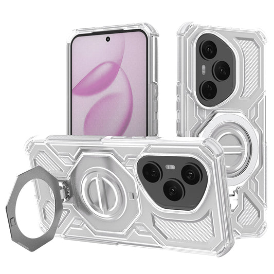 Cover til Honor 400 Pro, Techsuit, Carbon Shield Pro, Hvid
