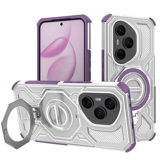 Cover til Honor 400 Pro, Techsuit, Carbon Shield Pro, Lilla