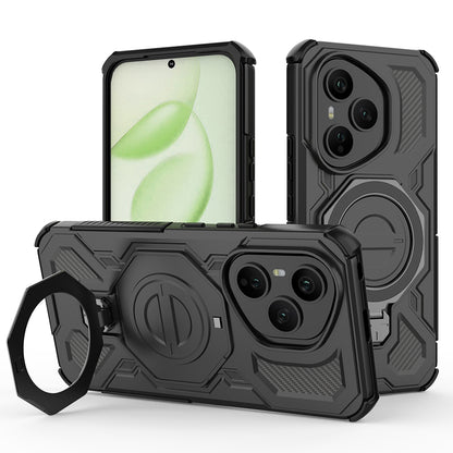 Cover til Honor 400 Pro, Techsuit, Carbon Shield Pro, Sort
