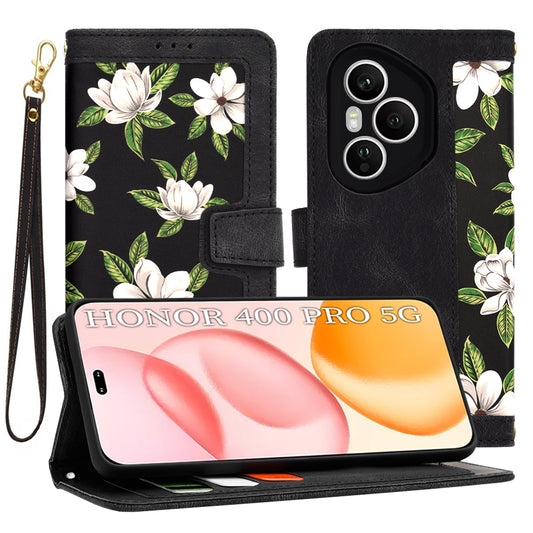 Cover til Honor 400 Pro, Techsuit, FlipCraft, Sort