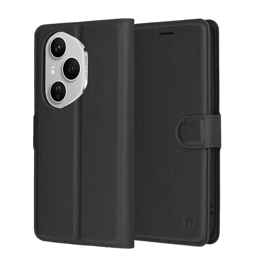 Cover til Honor 400 Pro, Techsuit, Leather Folio, Sort