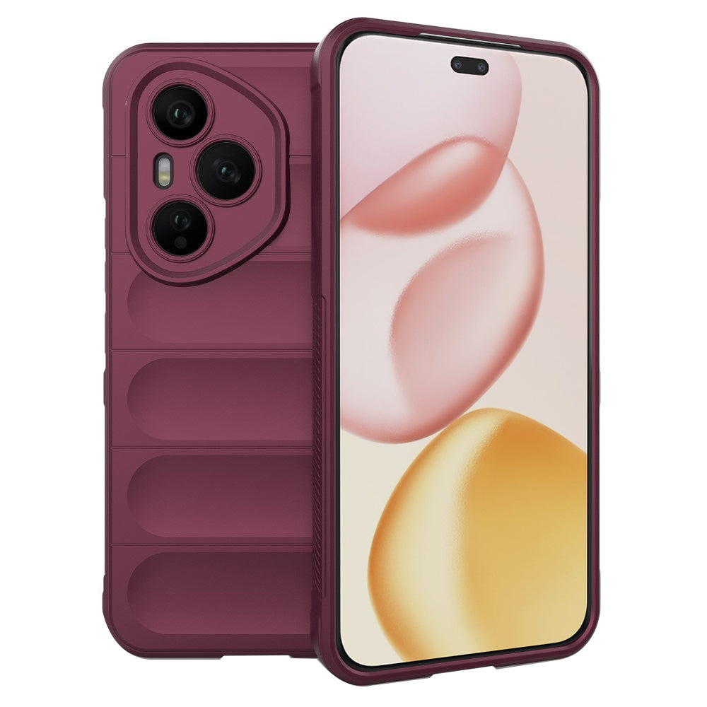 Cover til Honor 400 Pro, Techsuit, Magic Shield, Vinrød