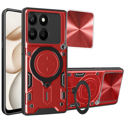 Etui til Honor 400 Smart 4G / X7d 4G / 400 Smart 5G, Techsuit, CamGuard Pro, Rød