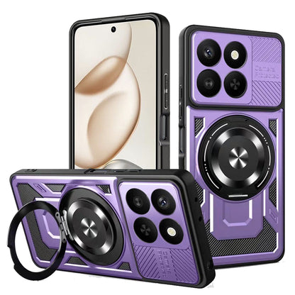 Etui til Honor 400 Smart 4G / X7d 4G / 400 Smart 5G, Techsuit, RuggedCam, Lilla