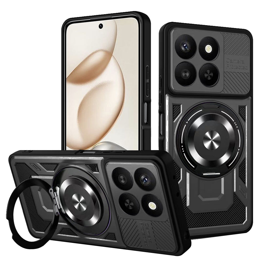 Etui til Honor 400 Smart 4G / X7d 4G / 400 Smart 5G, Techsuit, RuggedCam, Sort