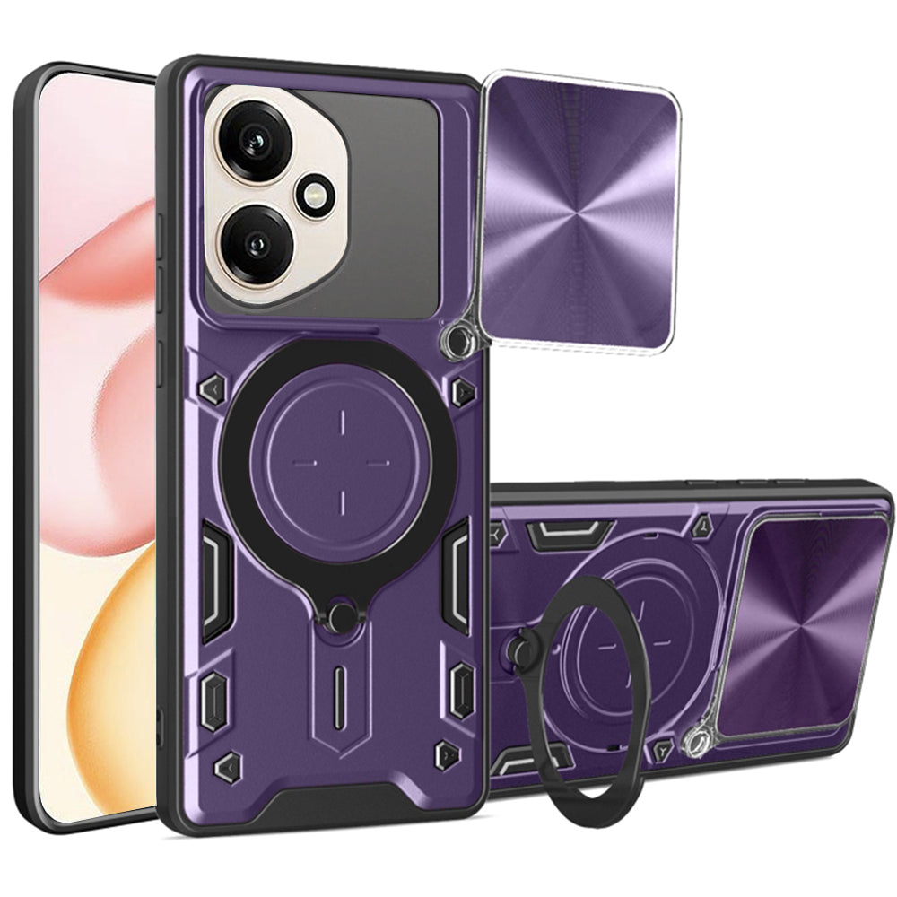 Cover til Honor 400, Techsuit, CamGuard Pro, Lilla