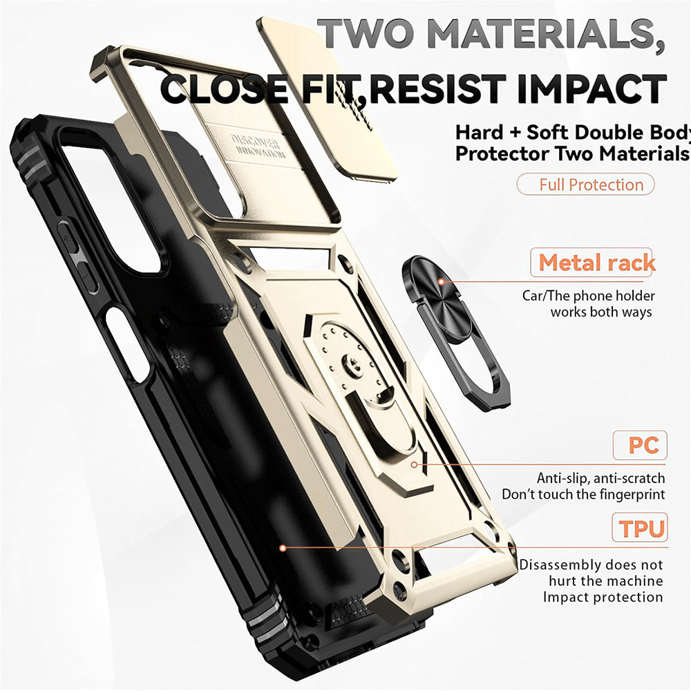 Case for Honor 400, Techsuit, CamShield, Green