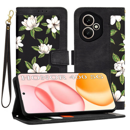 Cover til Honor 400, Techsuit, FlipCraft, Sort
