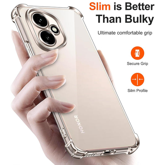Cover til Honor 400, Techsuit, Stødabsorberende Klar, Transparent