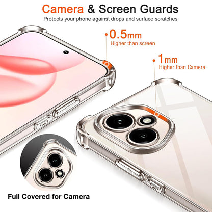 Cover til Honor 400, Techsuit, Stødabsorberende Klar, Transparent