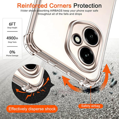 Cover til Honor 400, Techsuit, Stødabsorberende Klar, Transparent