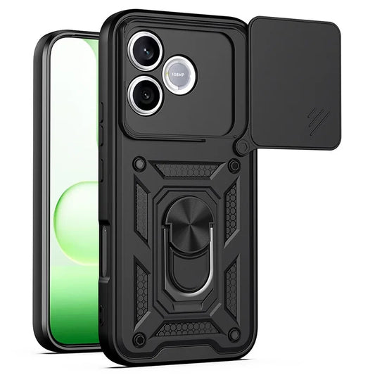 Cover til Honor 600 Lite, OEM, CamShield, Sort