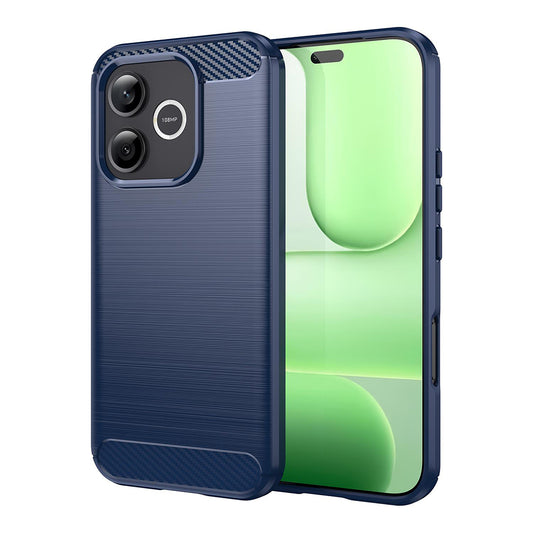 Etui til Honor 600 Lite, Techsuit, Carbon, Blå