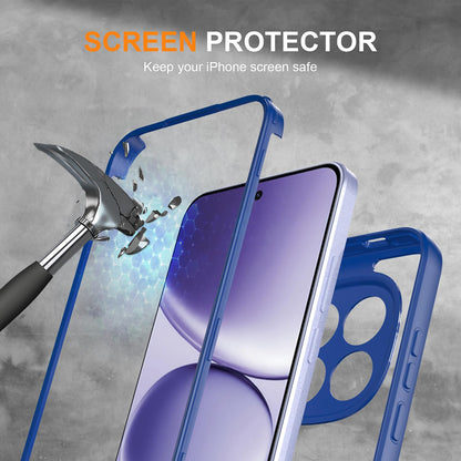 Etui til Honor 600 Lite, Techsuit, ColorVerse 360, Blå