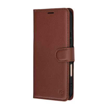 Case for Honor 600 Lite, Techsuit, Leather Folio, Brown