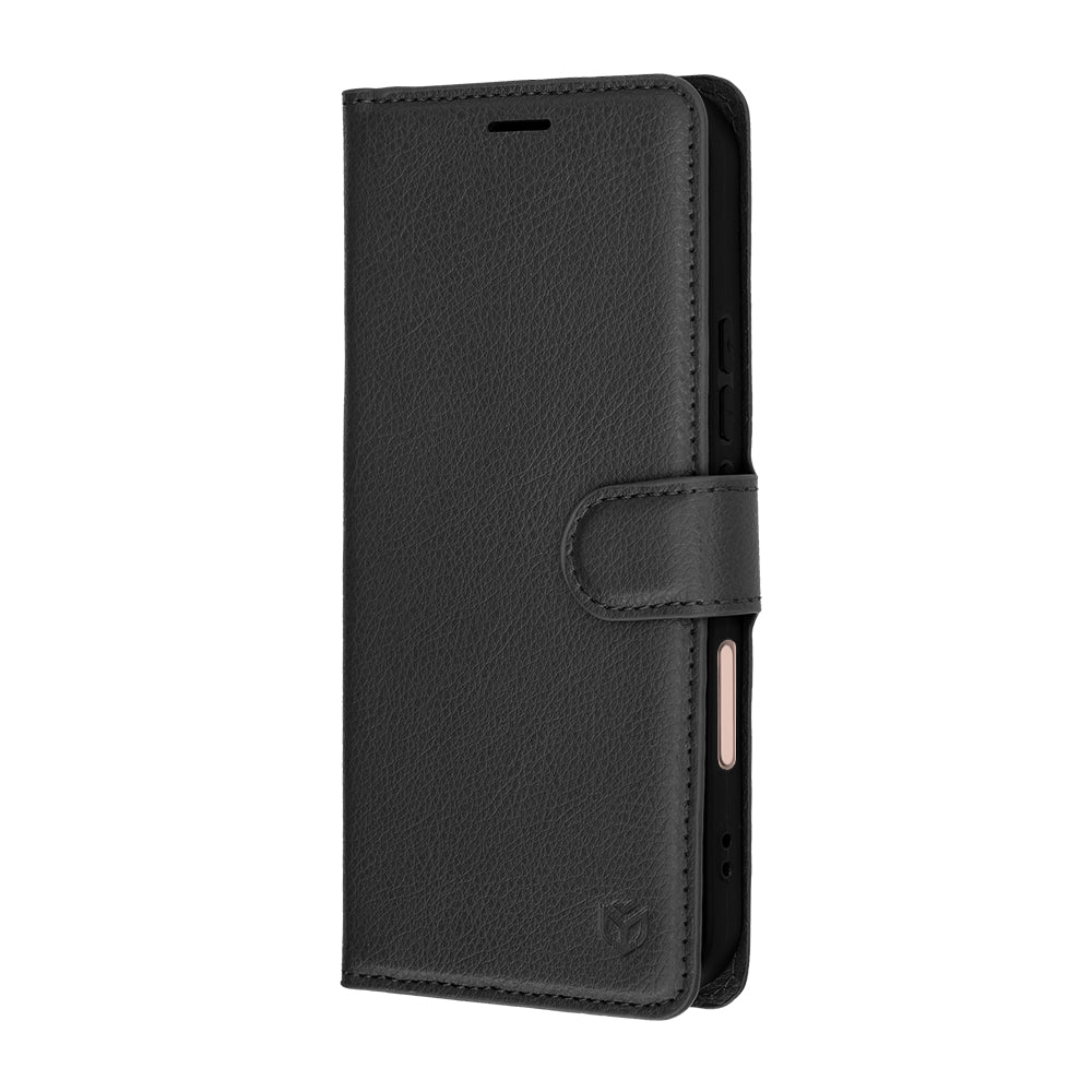 Etui til Honor 600 Lite, Techsuit, Leather Folio, Sort
